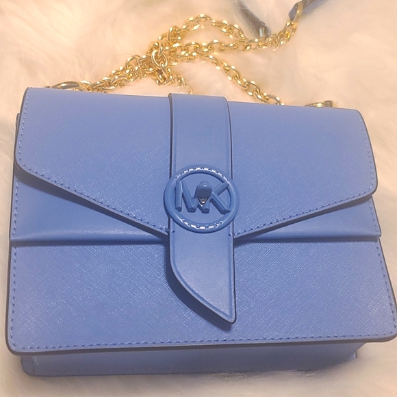 Beautiful Michael Kors Handbag French Blue - Picture 1 of 13